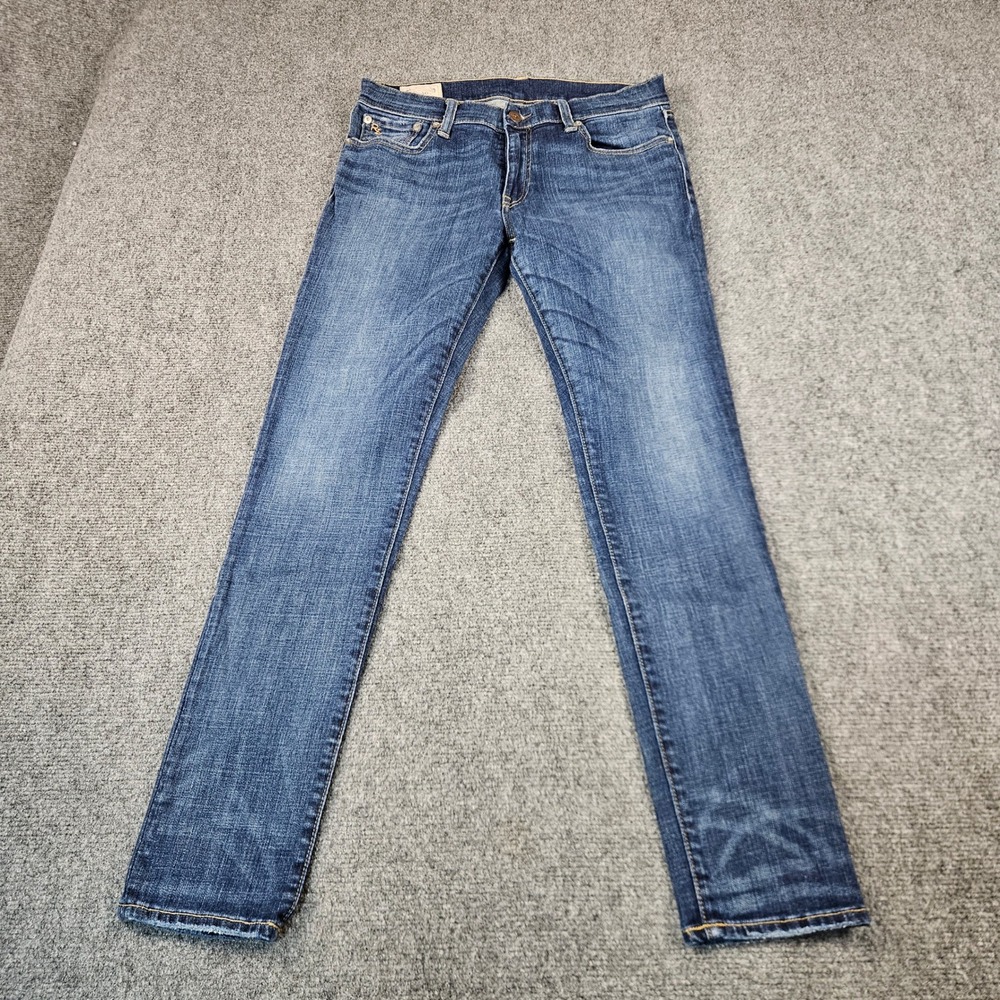 Polo Ralph Lauren Tompkins Skinny Jeans Womens 29 Blue Denim Medium Wash Stretch